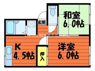 プレジール三島の物件間取画像